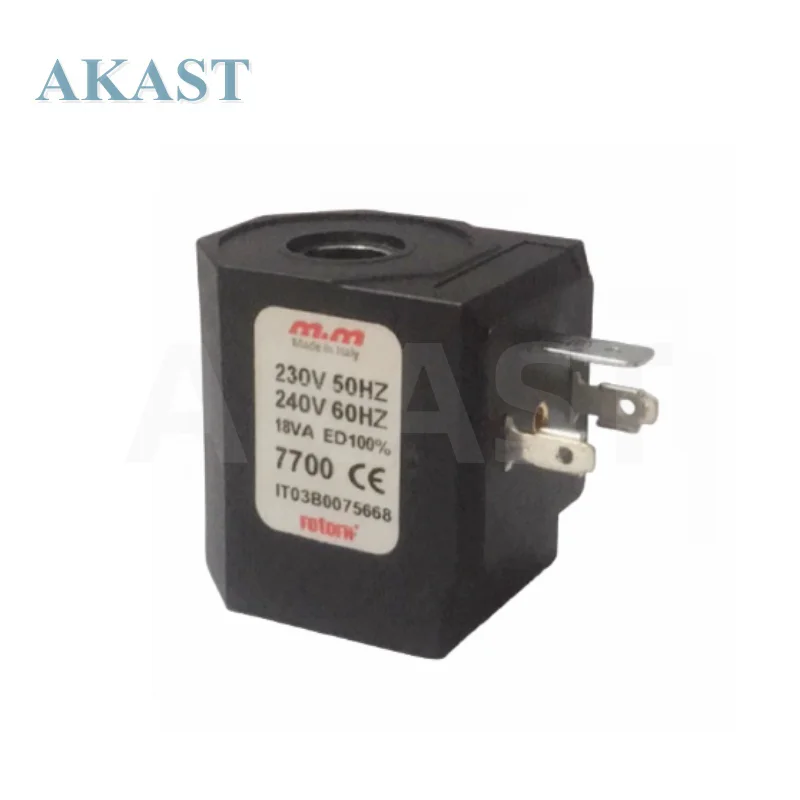 

Italian M&M solenoid valve coil 7700 77K1 7250 7400 7200 7S51 7701