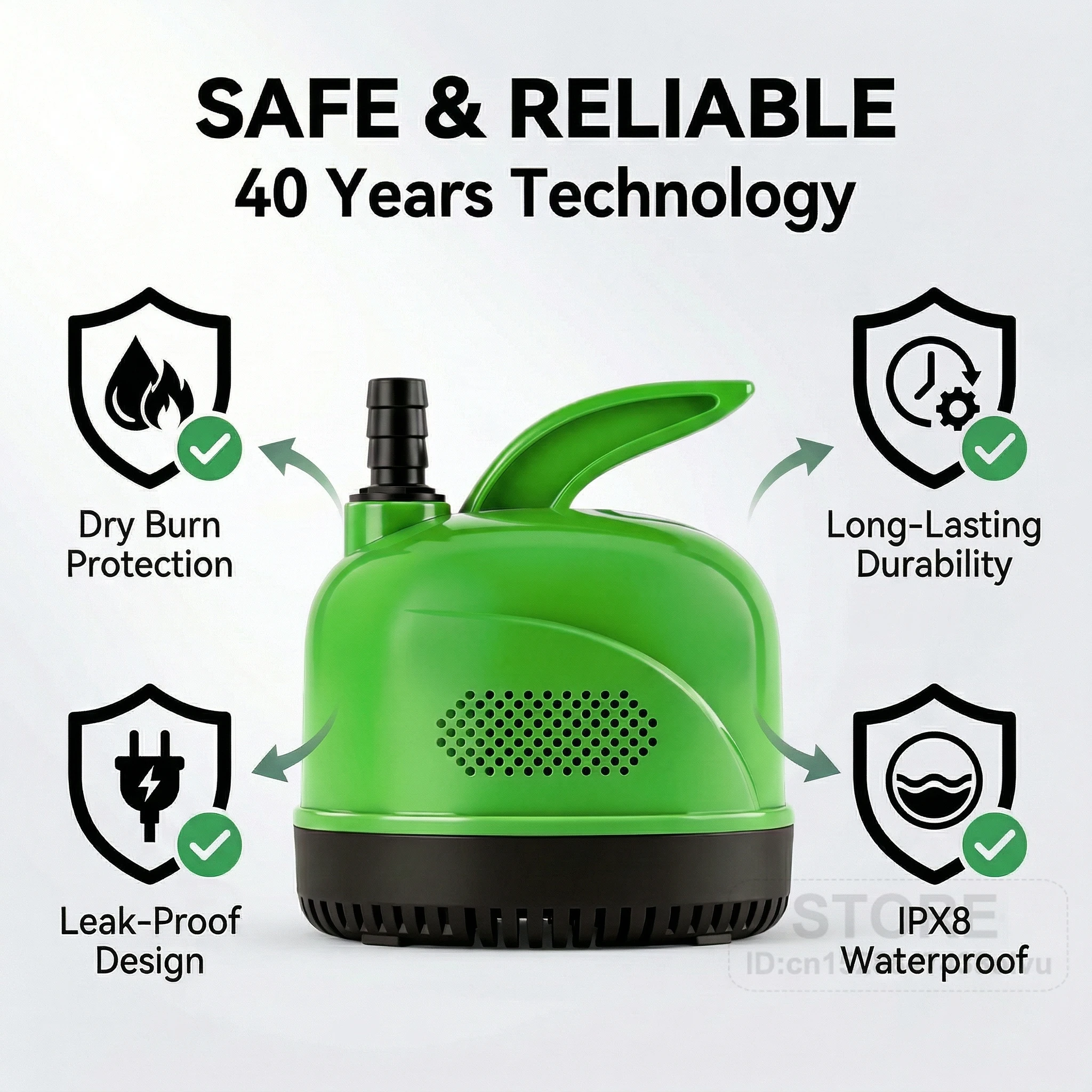 30W Submersible Aquarium Pump 1