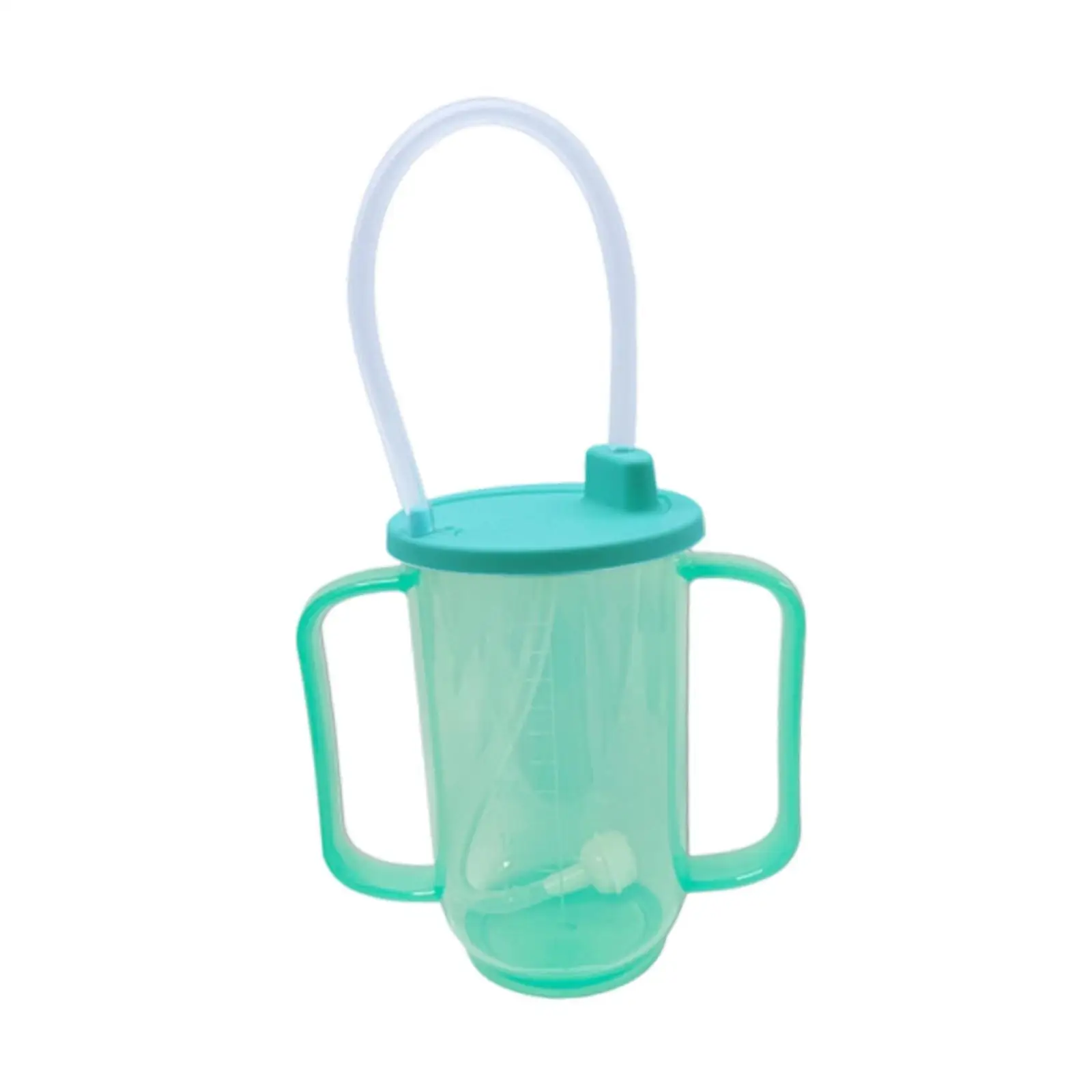 

Convalescent Feeding Cup Drinking Bottle with Straw and Lid Adults Sippy Cup