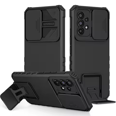 Kickstand Cell Phone Case for Samsung Galaxy A55 A35 A15 A53 5G A54 A34 A14 A73 A33 A52 S24 S23 S22 Ultra S21 S20 FE S22 Plus