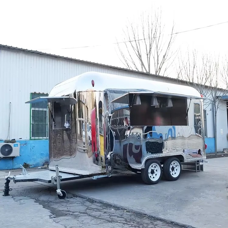 

Food Truck Trailer Mobile Restaurant Bubble Tea Coffee Bar Ice Cream Pizza Taco Burger Food Trailers Fully Equipped Customized