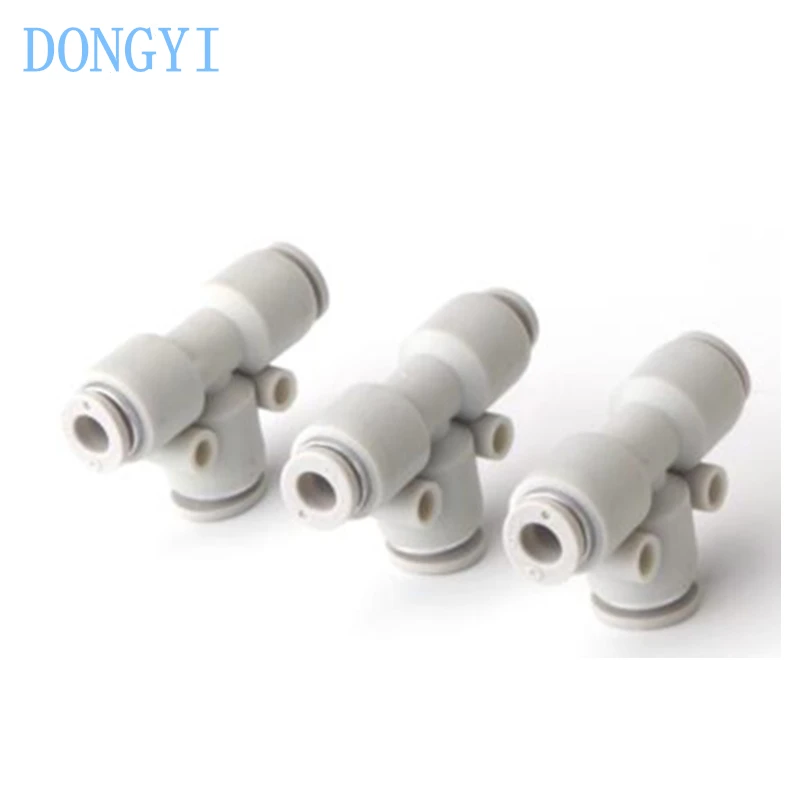One Touch Fittings Different Diameter Tee PEW PEW6-4 PEW8-6 PEW10-8 PEW12-8 PEW12-10 PEW6-4D PEW8-6D PEW10-8D PEW12-8D PEW12-10D