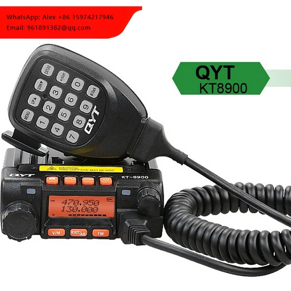

Wholesale QYT KT8900 Vehicle Radio,QYT KT8900 Dual Band Car Radio VHF 136-174MHz UHF 400-480MHz Mini Walkie Talkie