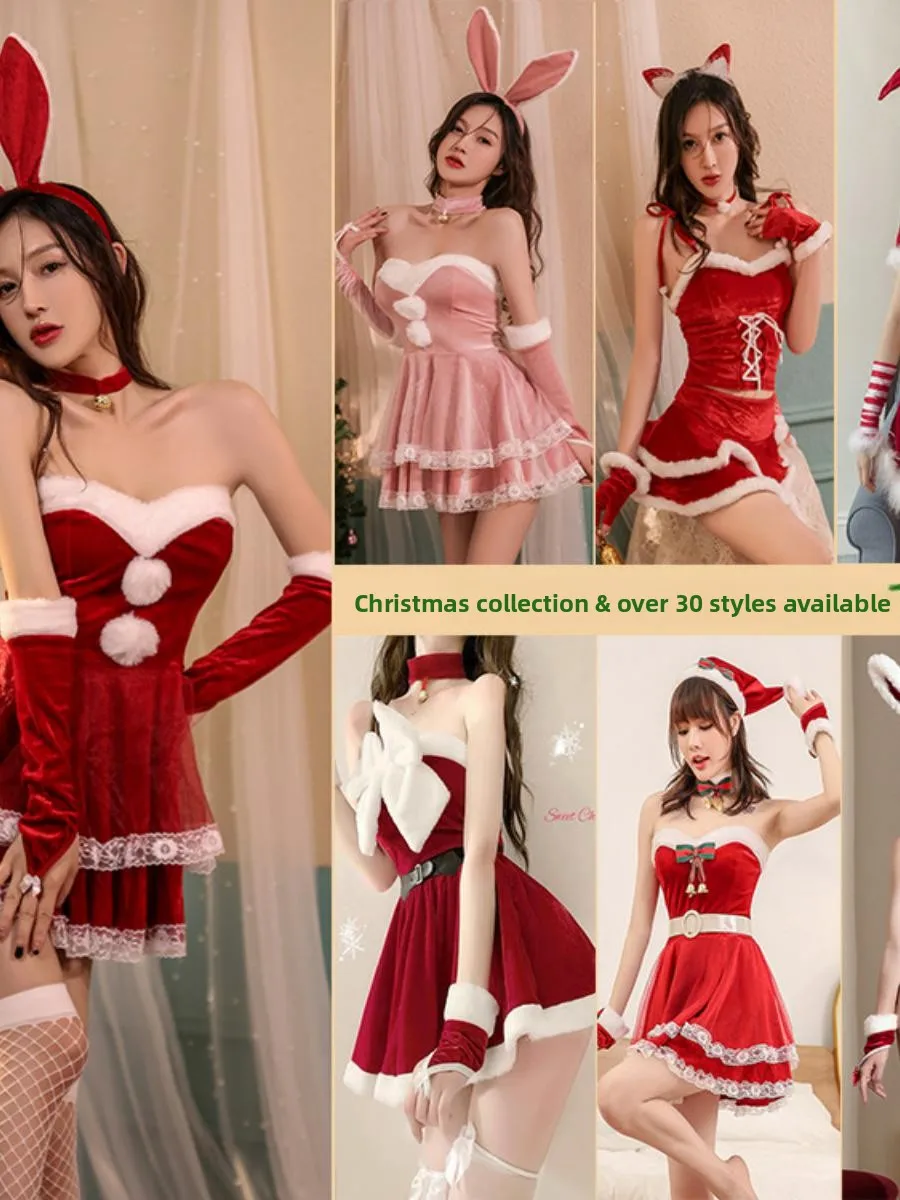 

Sexy Cisas Roleplay Rabbit Girl Costume loween orm Women's Underwear Set Elastic Nylon Material New Arrival