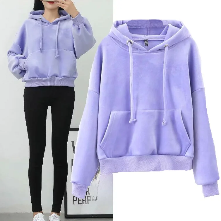 

Новая женская модная толстовка-куртка с капюшоном из вельвета, уличный стиль, длинный рукав, прямой крой, стандартная посадка, модель September Expert