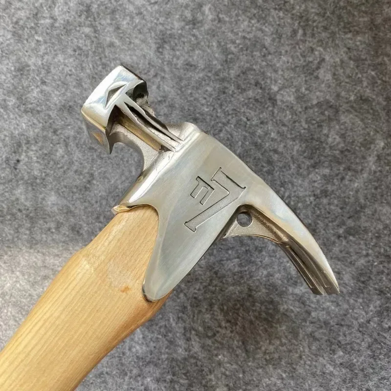 Woodworking Nail Hammer Hardware Household Iron Integrated Claw Hammer Tools Labor-Saving Anti-Skid Multifunctional Manual Tool