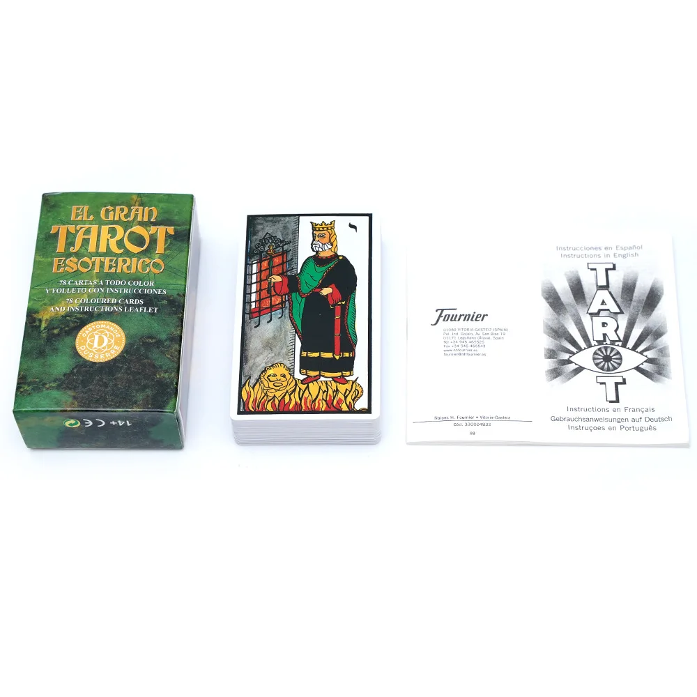 tarocchi el card esoterico Versione spagnola Profecia di predizione del futuro Carte dei tarocchi Gioco di società in famiglia