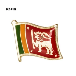 Sri Lanka Flag Badge Brooch Natinal Lapel Pins Flag Lapel Pins Country Flag Badge