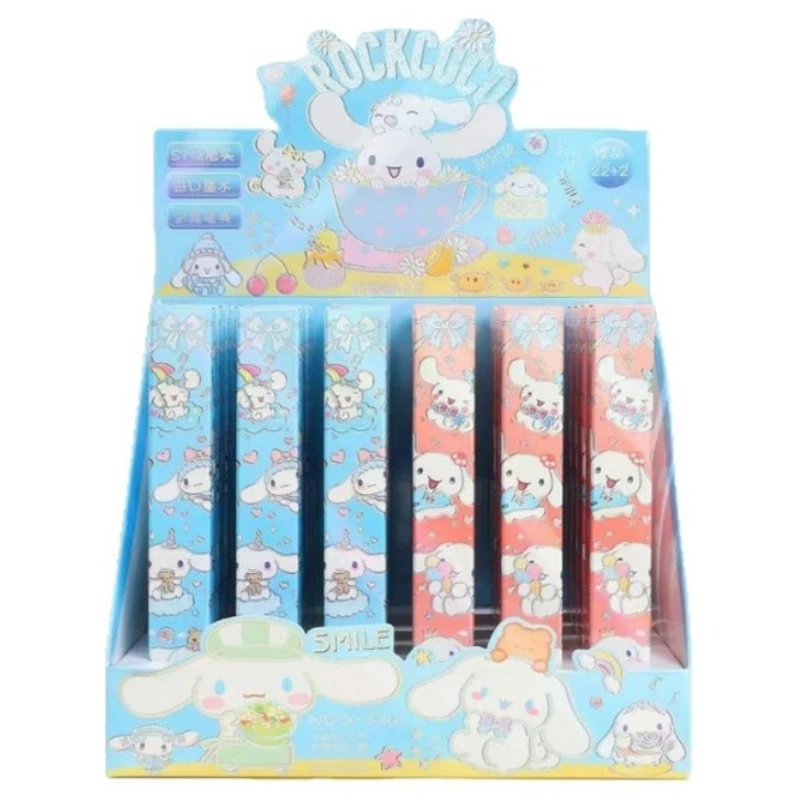 

24pcs Sanrio Cinnamoroll Series Gel Pen Cartoon 0.5 Black Press Signature Pen Individually Packaged Student Stationery Wholesale