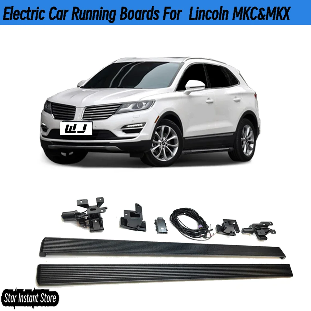 

Для Lincoln MKC&MKX 2014-2025 роскошных электрических подножек, автоматические выдвижные боковые ступеньки со светодиодной подсветкой