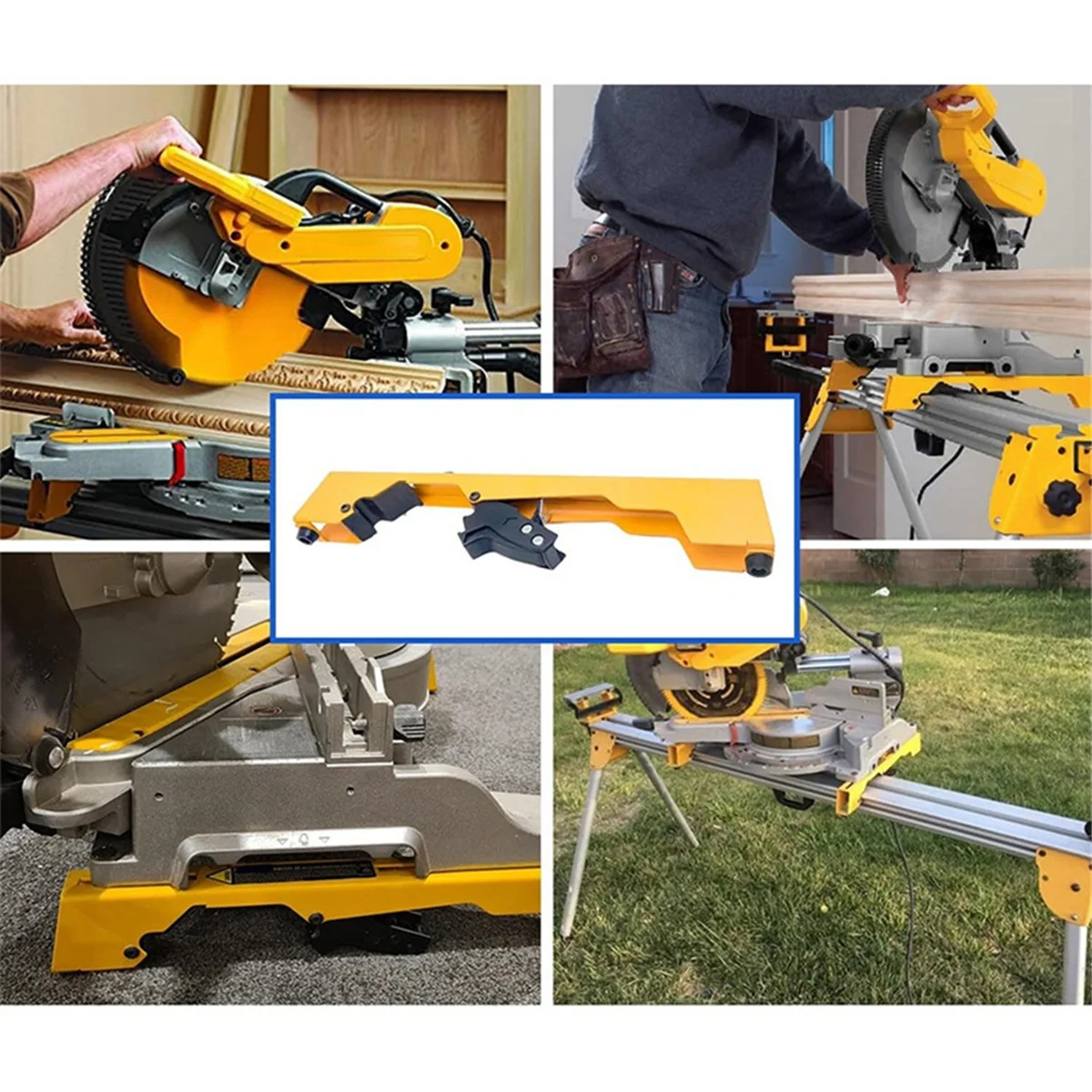 Монтажные кронштейны для торцовочной пилы ABJS N087371 DW7231 для DW723, DWX723, DWX724, и DWX725 DWX725B Деталь торцовочной пилы