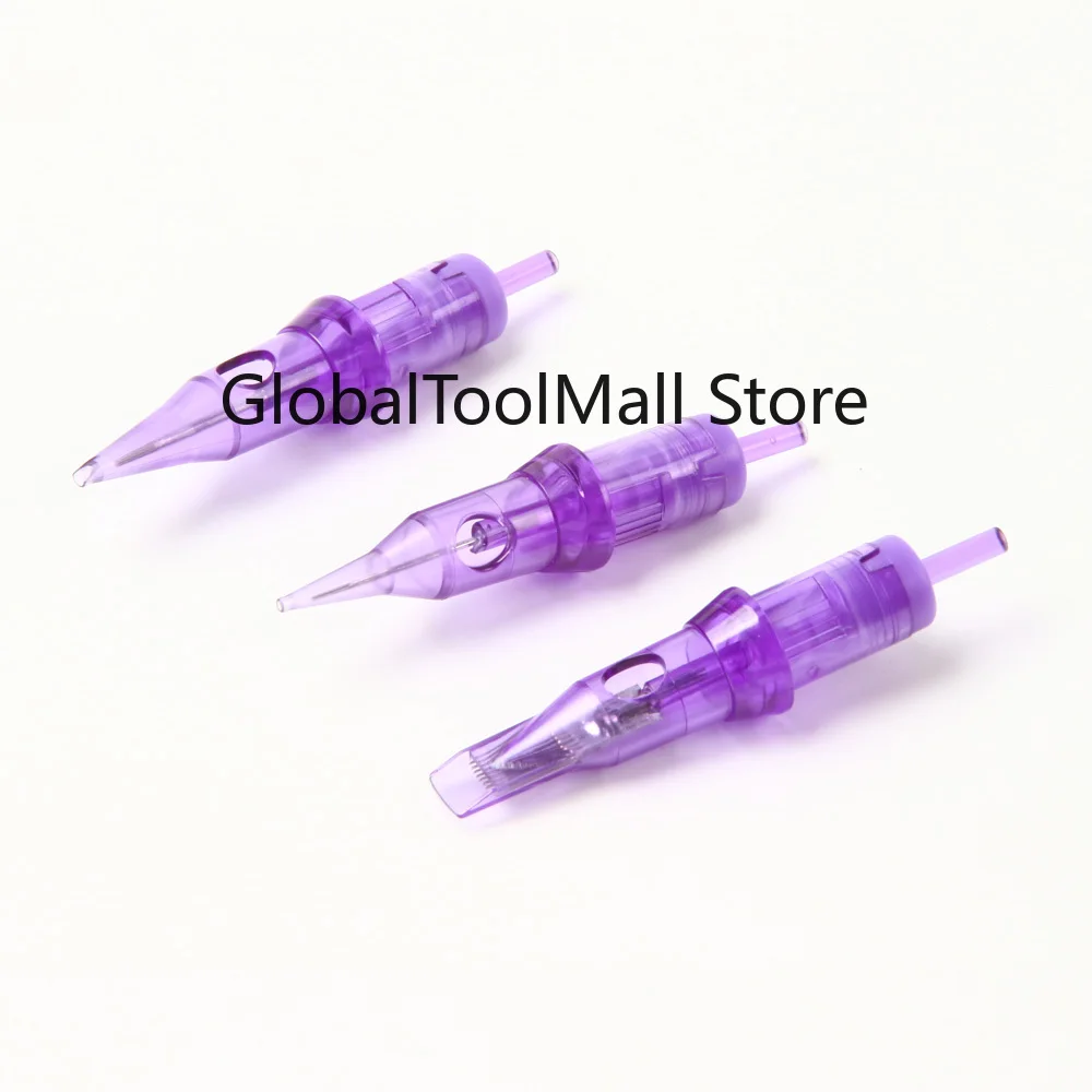 50pcs Tattoo Needles Revolution Cartridge RL RS RM M1 Professional Cartridge Membrane for Permanent Eyebrow Liner Tattoo