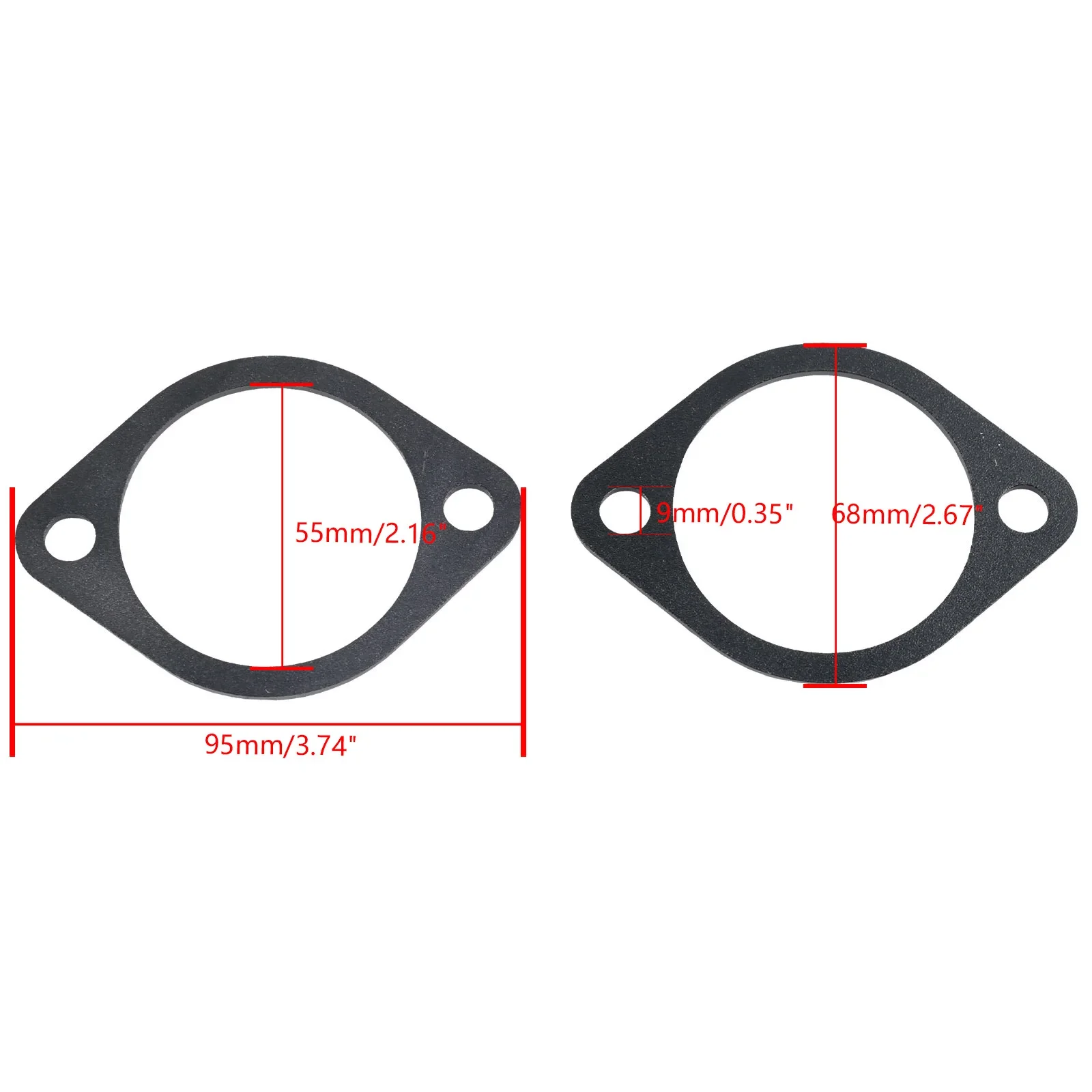 Black Rear Shock Mount Reinforcement Plates OE 33526772864 for BMW E30 E36 E46 Z3 Z4 view 2