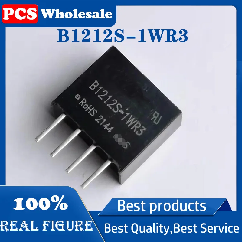 B1212S-1WR3 DC-DC Power module 12V to 12V83mA 1W Isolated 1500V non-regulated voltage