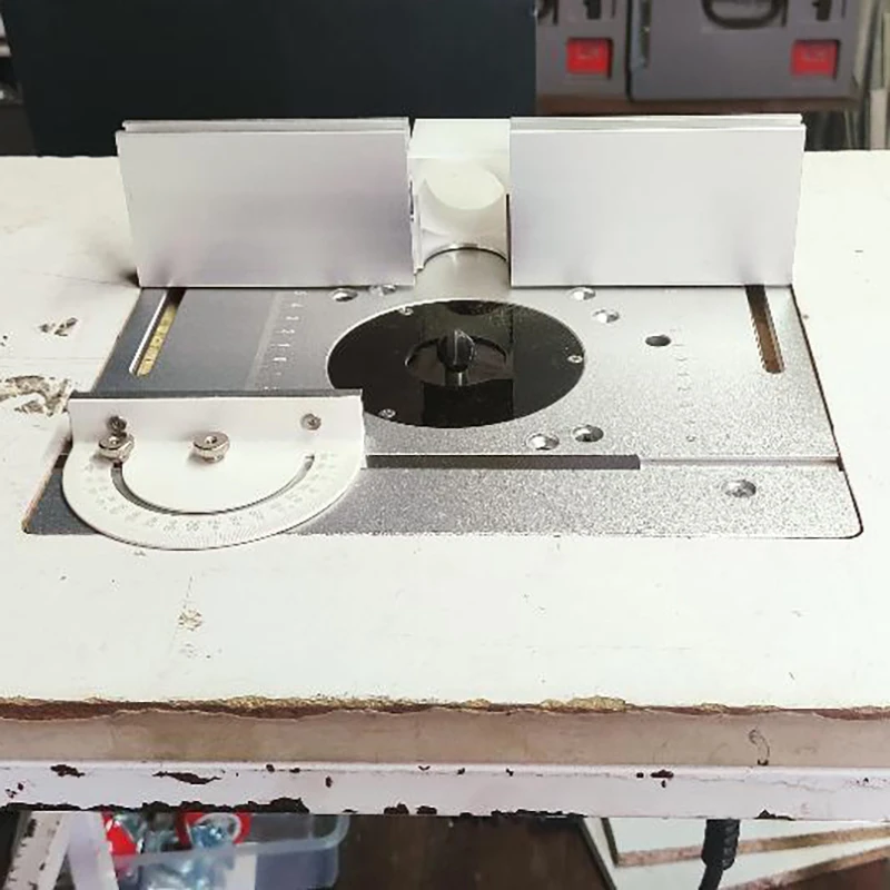 

85x85 мм 88x95 мм большой фрезерный стол, вставная пластина для деревообрабатывающих скамейков, фрезерный стол, алюминиевый профиль, забор, скользящий кронштейн