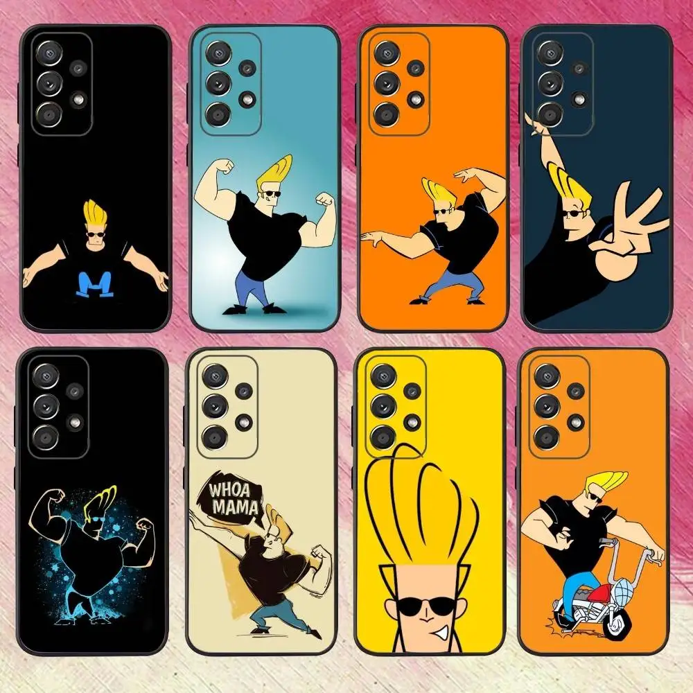 

J-Johnny B-Bravo Anime Phone Case For Samsung S25,S24,S21,S22,S23,S30,Ultra,S20,Plus,Fe,Lite,Note,10,9,5G Black Cover