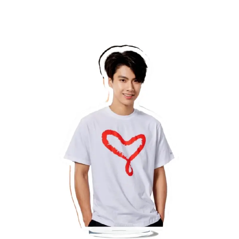 Ohmnanon 12cm Stand Up Amidst Thai TV Bad Buddy The Series Drama Stills Acrylic Humanoid Stop Sign Home Desktop Decor Ornaments