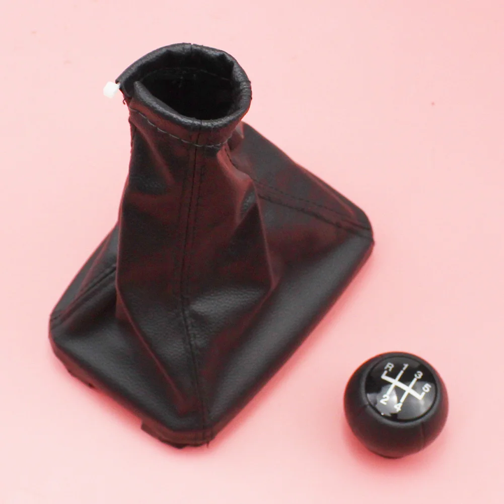 5 Speed Shift Gear Knob and Gaitor Leather Boot fit for Vauxhall Opel MERIVA A 2003-2005 2007-2010