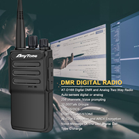 AES256 ARC4 Encryption Digital DMR&Analog UHF Walkie Talkie 400-480MHz Anytone AT-D168 5W 256Chs DTMF 2TONE 5TONE Two Way Radio