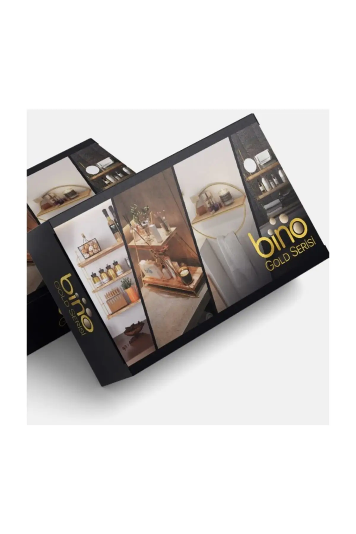 Functional Natural Wood Gold Color Triangle Table Serving Rack Decorative Kitchen Bathroom Organizer Bookshelf Living Room