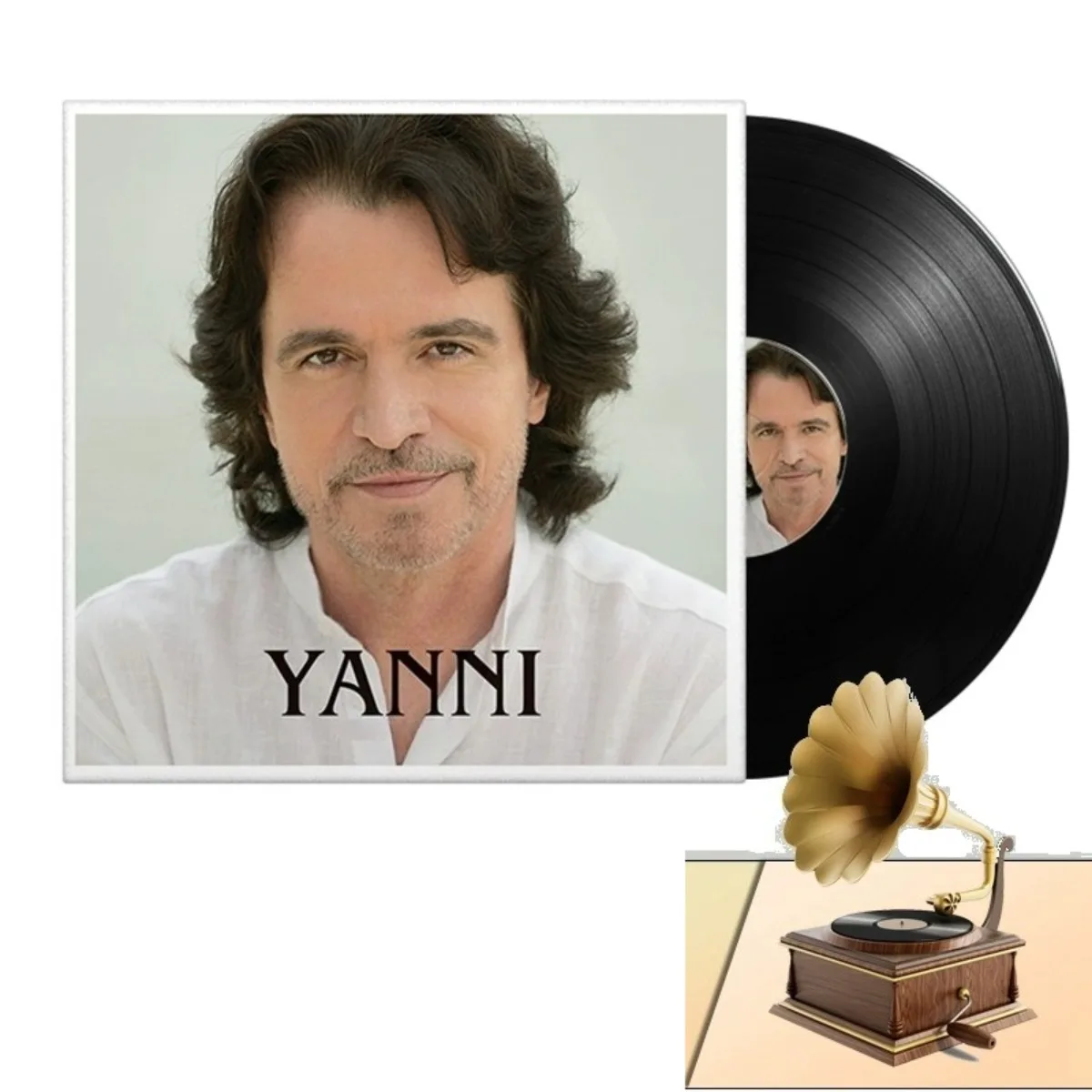 Yanni "Perfect Melody" Instrumental Music Vinyl Record - Relaxing Instrumental Disc for Yanni Fans & Gramophone Enthusiasts