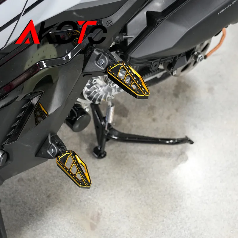 

НОВЫЕ CNC-подножки для мотоцикла (передние и задние) для пассажира, педали, запчасти для ZONTES 368G 2024 2025 2026+ и аксессуары