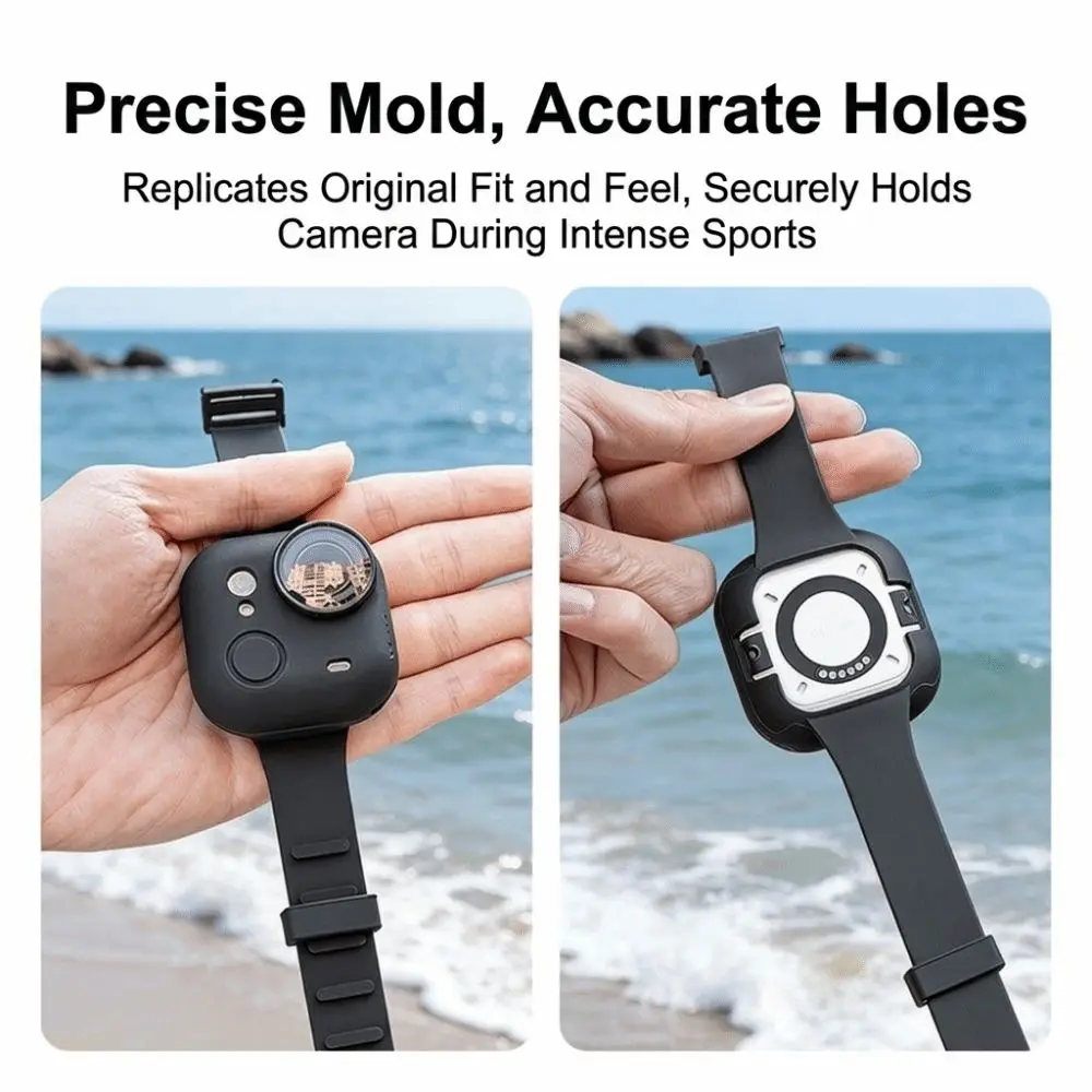 Shockproof Sports Camera Protective Case Multi-color Silicone Wristband Lightweight Durable for Insta360 GO Ultra