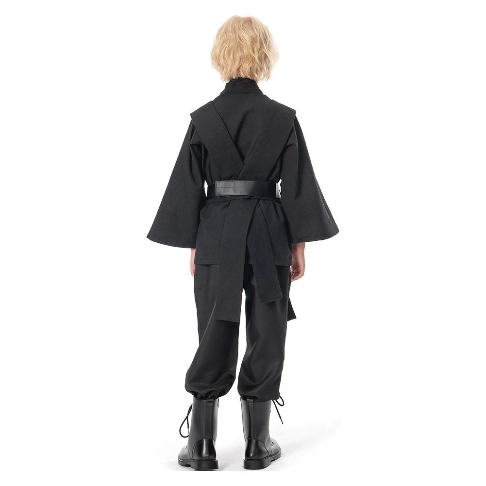 Anakin Skywalker Costume Cosplay Travestimento Bambino Bambini Film Spazio Battaglia Mantello Abiti Fantasia Ragazzi Ragazze Carnevale di Halloween