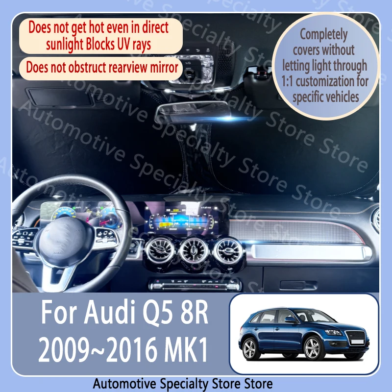

For Audi Q5 8R 2009~2016 MK1 Car Front Windshield Sunshade Fold Shade UV Shade Solar Sun Shade Privacy Curtain Car Accessories