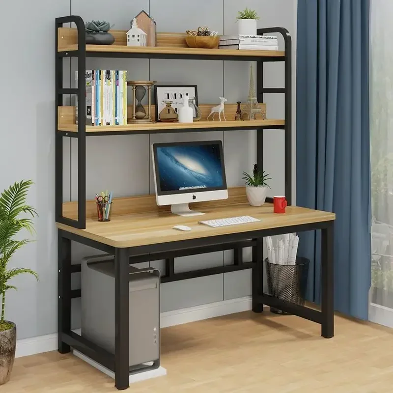 

New Student Household Desk Study Table Desk Bookshelf Combination Integrated Table Simple Bedroom