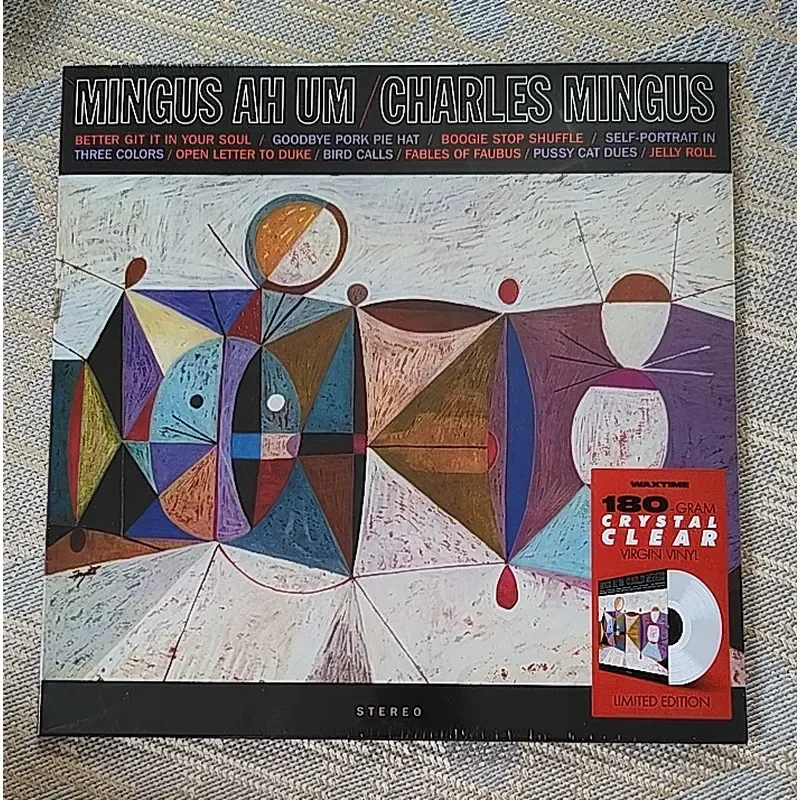 

Genuine Vinyl LP Record for Sir Charles Mingus Mingus Ah Um Transparent