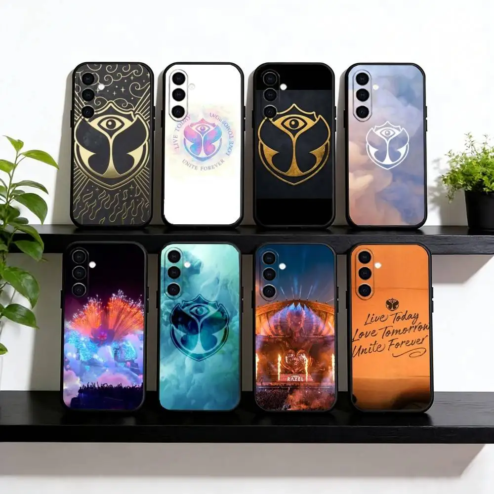 

Tomorrowland Phone Case For Samsung Galaxy A73,A72,A71,A70,A53,A52,A51,Others Soft Black Cover