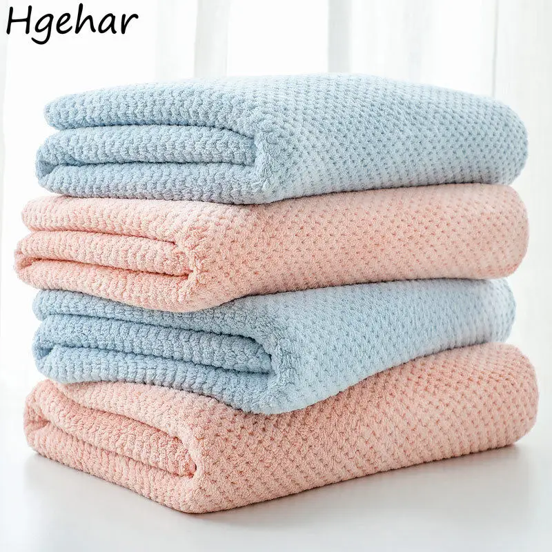 Quick Drying 35x75cm Face Towels Household Soft Comfortable Plain Washcloth Clean Hair High Water Absorption Machine Washable