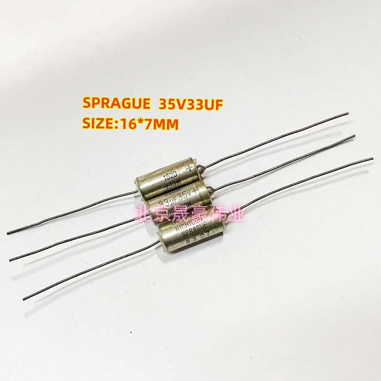 

2pcs 35V33UF Axial Metal Shell Tantalum Electrolytic Capacitor 33UF 35V 336K Axial Tantalum Capacitor