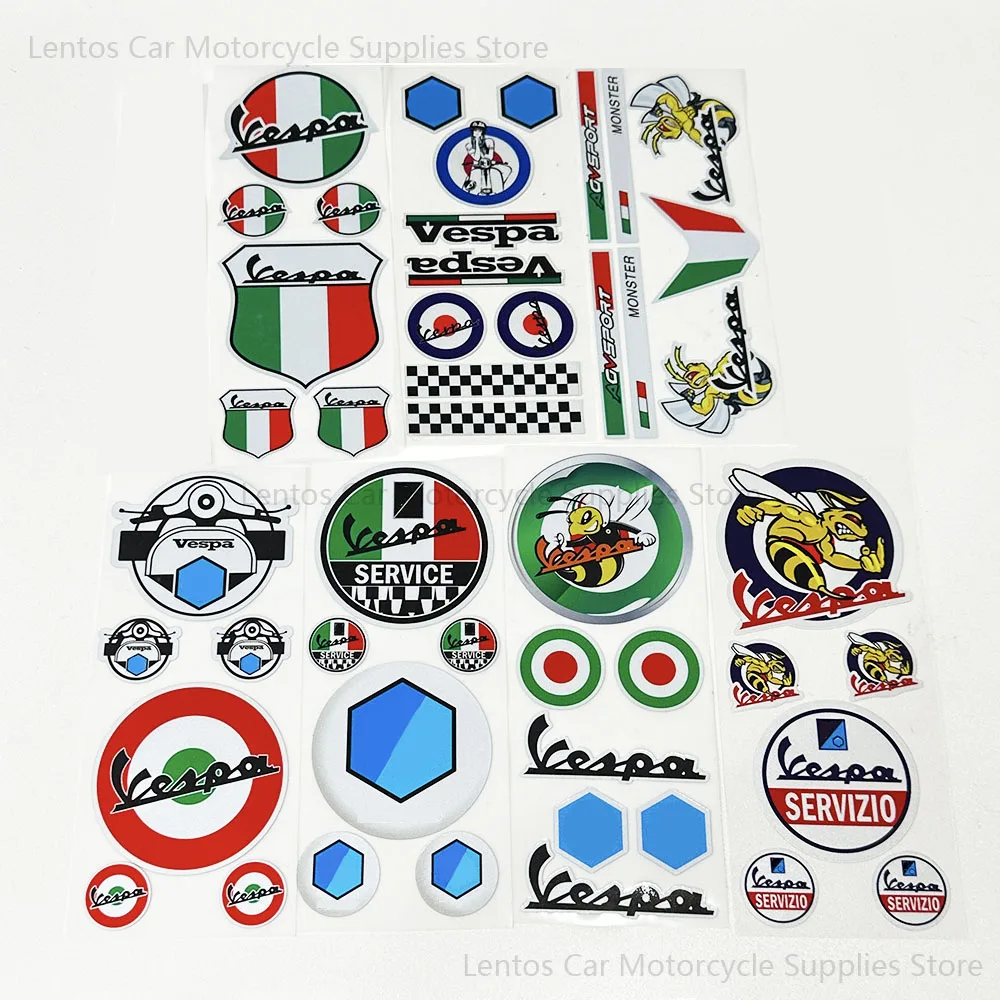 

Светоотражающая наклейка с изображением пчелы для мотоцикла, для шлема, топливного бака, задней части кузова, подходит для декора Vespa