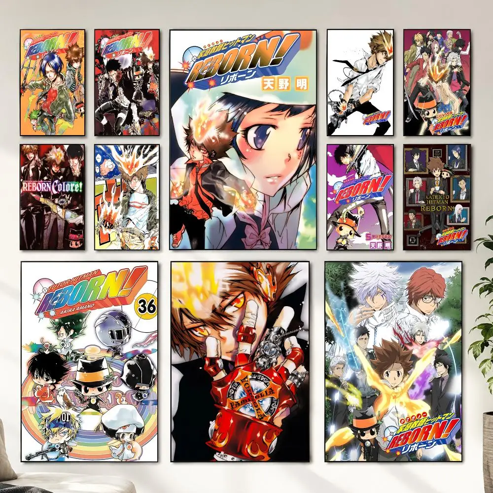 Best Sale Anime R-Reborn! Poster Sticker Self Adhesive For Playroom Bedroom Hallway Home Wall Art Decor Gift