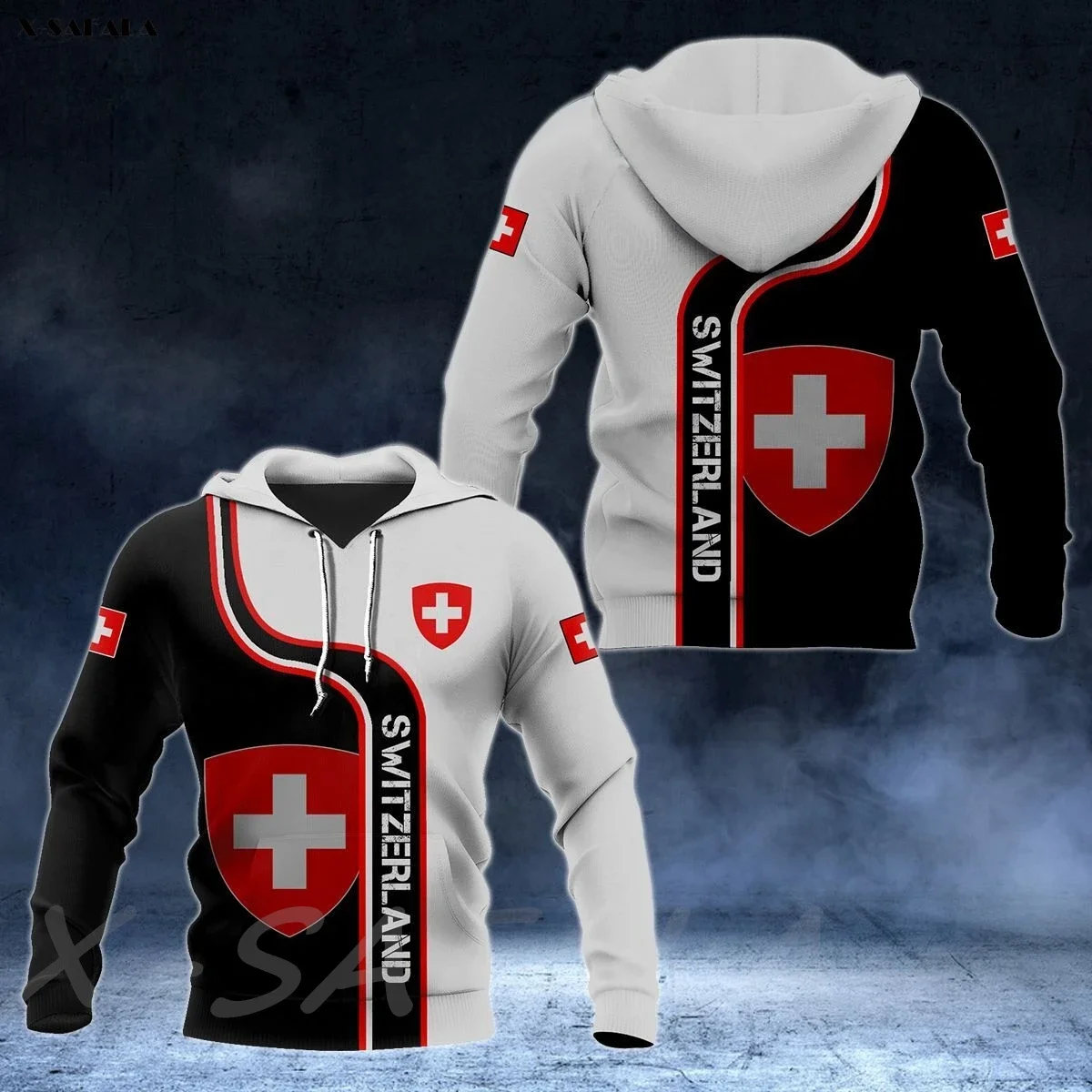 

Swiss SWITZERLAND Coat Of Arms Flag 3D Printed Man Zipper HOODIE Pullover Sweatshirt Hooded Jersey Tracksuits