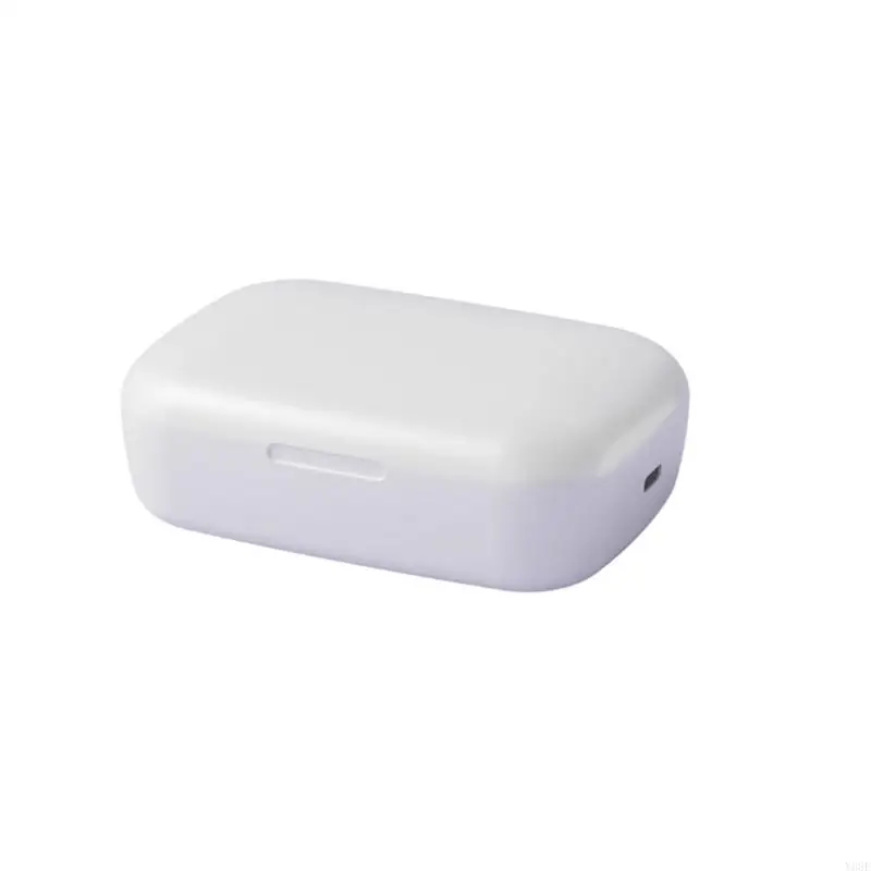 Electric Lens Cleaning Case with 3 Timed Cycles, USB Rechargeable Vibration Care, Integrated Mirror and Lens Tools Y08E