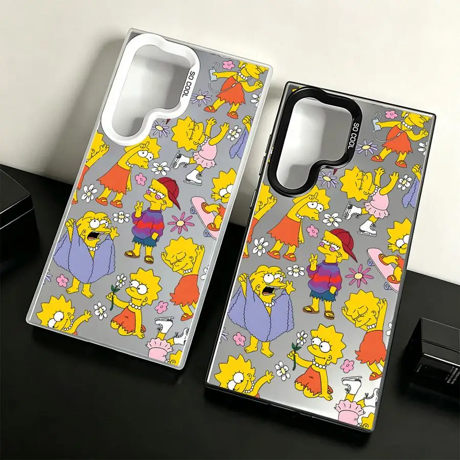 The S-simpsons Lisa Phone Cover Case for Samsung Galaxy S26 S21 S22 S20 Plus Note 20 Ultra S23 Ultra S25 Edge S23 S24 FE