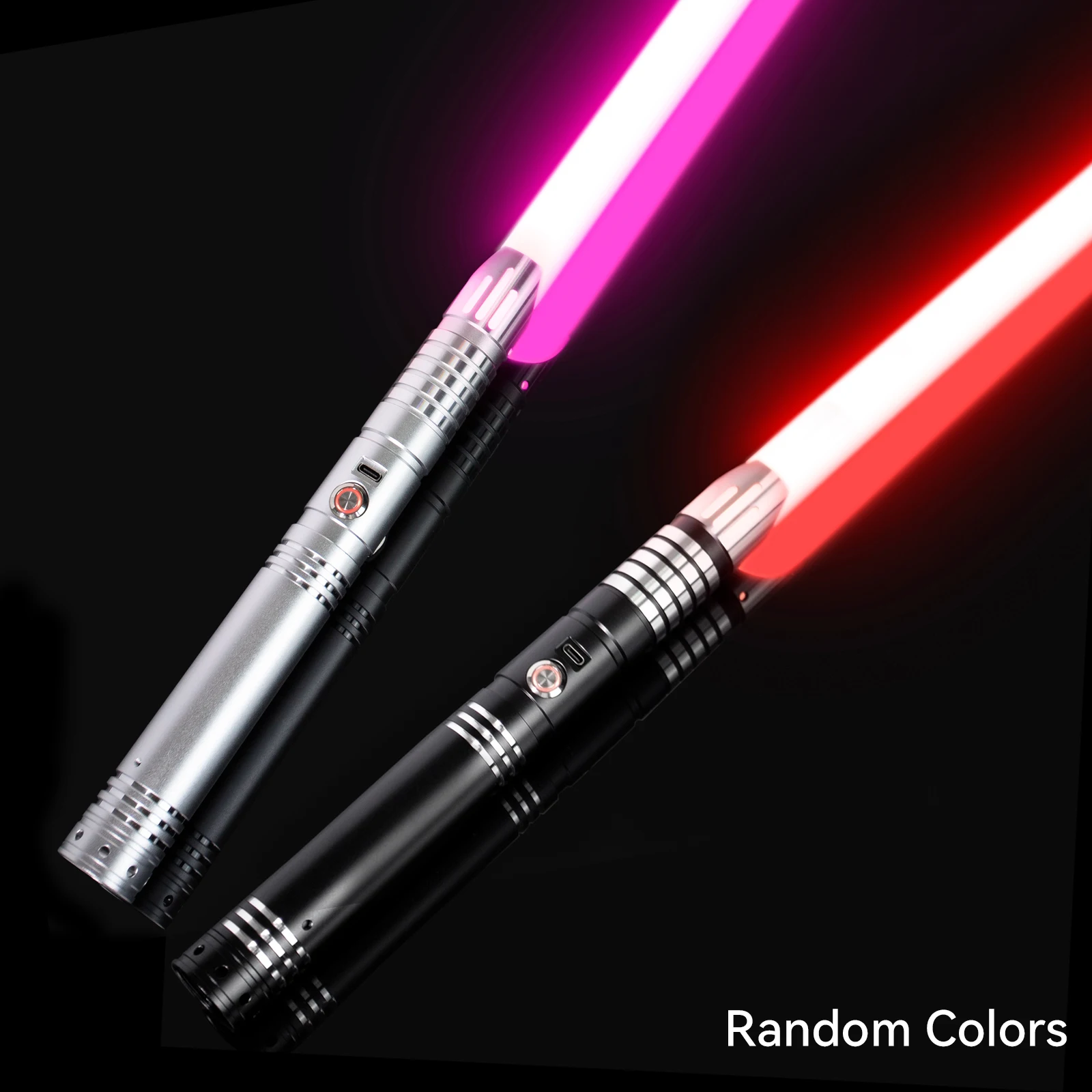 Force Lightsaber Metal Hilt Rechargeable Dueling Adults Cosplay Random Colors Force Light Saber