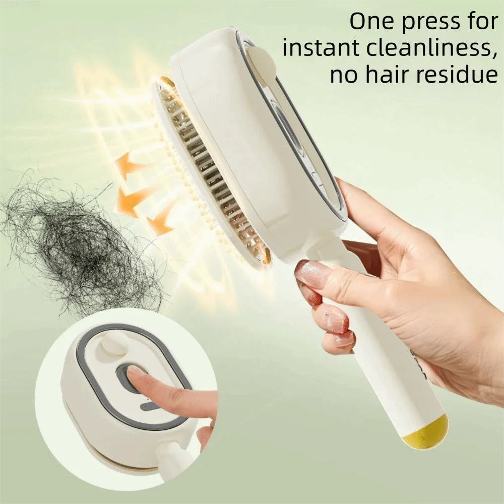

Multi-Function Red Light Spray Massage Comb Anti-Frizz Large Tank Hair Care Electric Spray Hair Brush Scalp Nourish Anti-Static