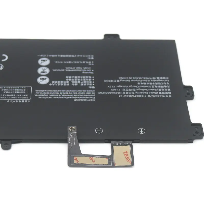 HB30B1W8ECW-31 Laptop Battery 11.46V 42Wh 3665mAh For X 2020 EUL-W19P EULD-WFE9 Tablet PC