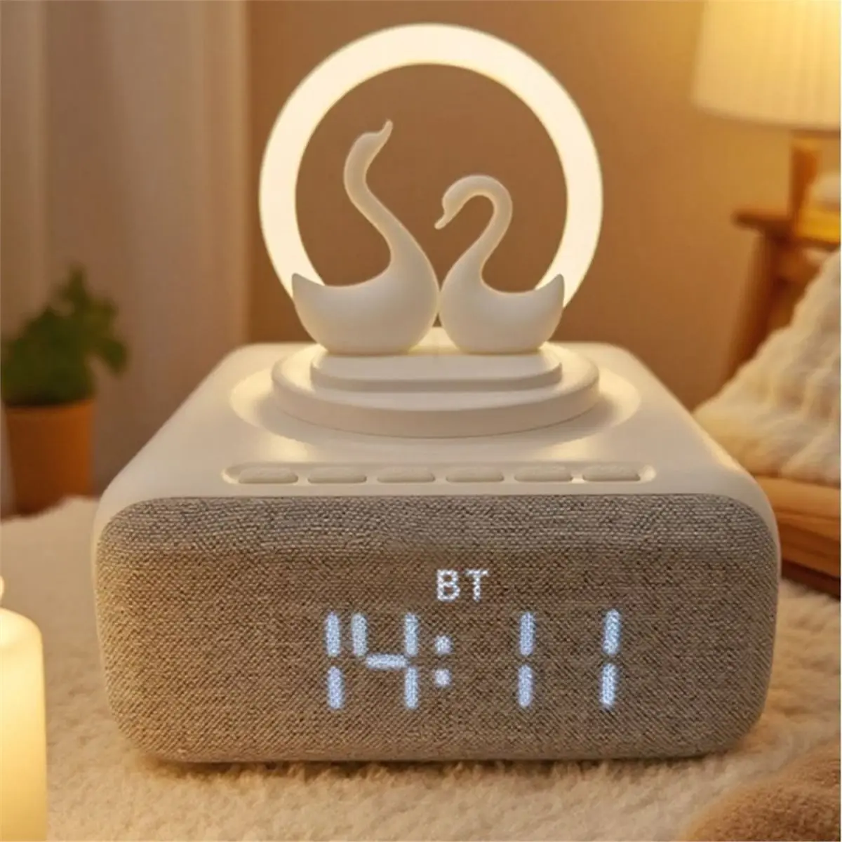 altavoz-bluetooth-inalambrico-b17bbg-multifuncional-con-carga-inalambrica-luz-nocturna-con-forma-de-cisne-altavoz-bluetooth-de-escritorio-luz-despertador