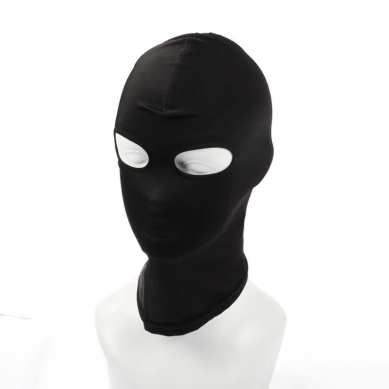Boné de elasticidade unissex padrão sem costura capuzes fetiche para halloween cosplay festa chapéu tático máscara facial jogos