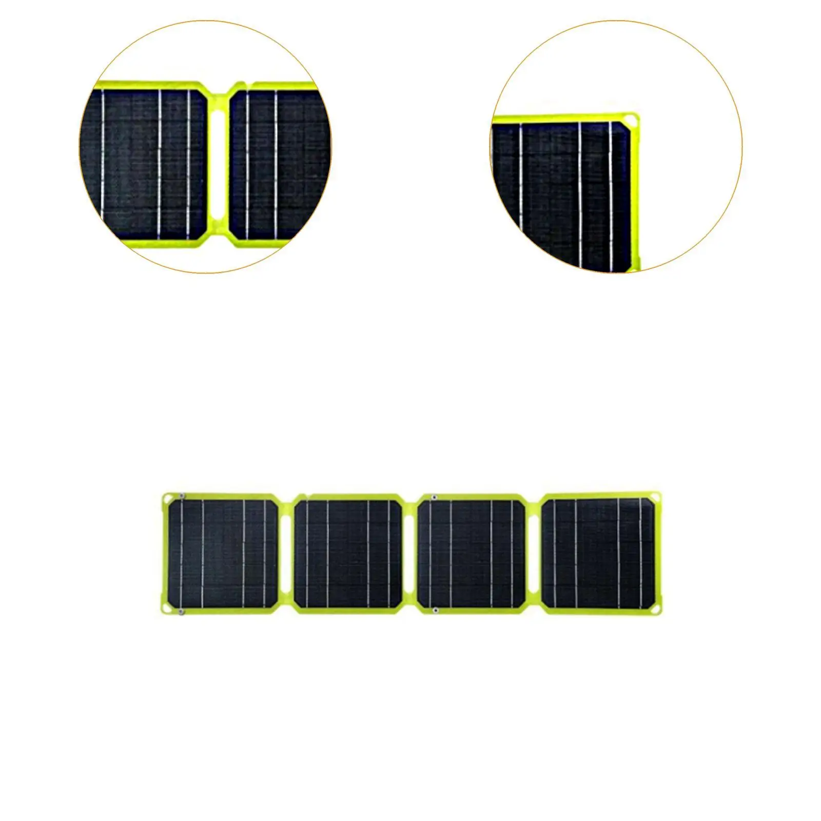 Foldable Solar Panel Charger Lightweight Portable Power Station 40W for Camping Backpacking Traveling Fishing Outdoor Activities