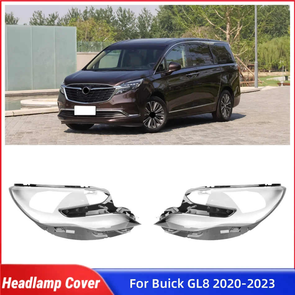 

Для Buick GL8 2020 2021 2022 2023, крышка передней фары, стеклянная фара