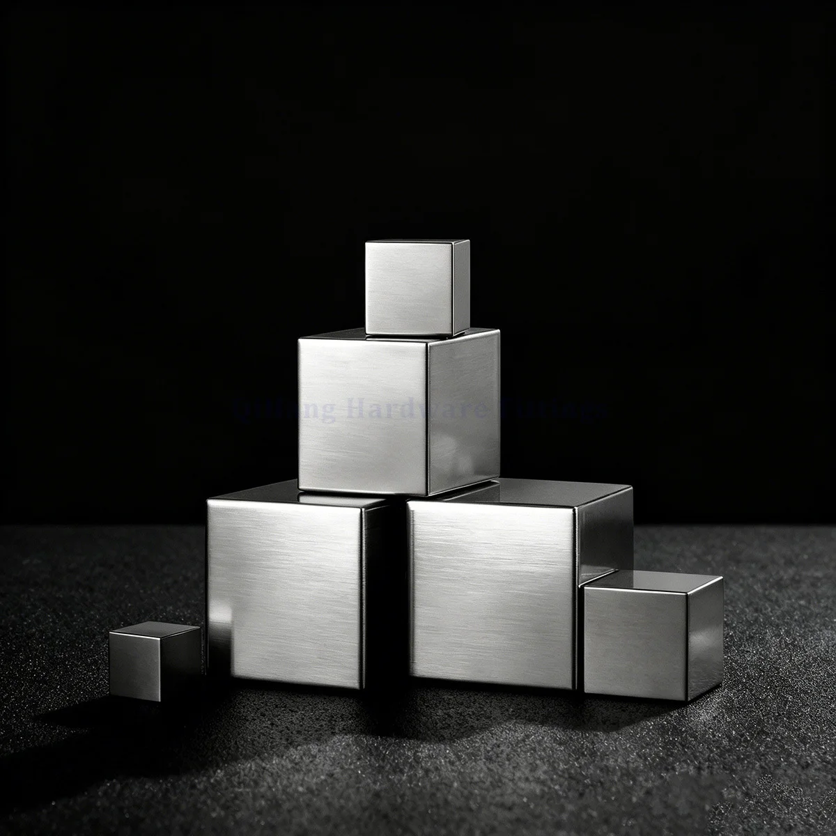 304 Stainless Steel Solid Cube, Polished Glossy Metal Block, DIY Handmade Craft Accessories Mechanical Spare Parts
