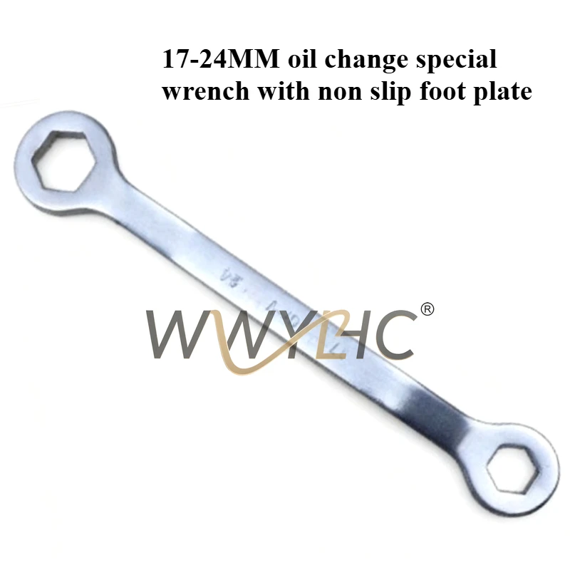 

Подходит для шестигранного ключа с двойной головкой 17-24 мм — инструмент для винта для масла мотоцикла, специальный инструмент для обслуживания мотоцикла