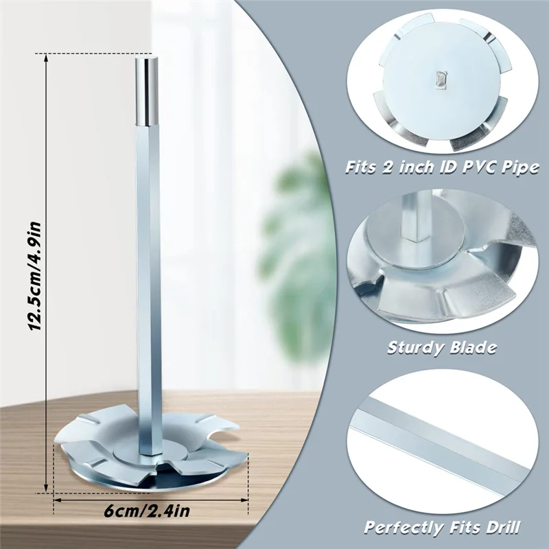 ABNL PVC Pipe Reamer, Plumbing Fitting Saver Bit Socket Saver Bit For Removing SCH 40 From Hub Practical Plumbing Tools
