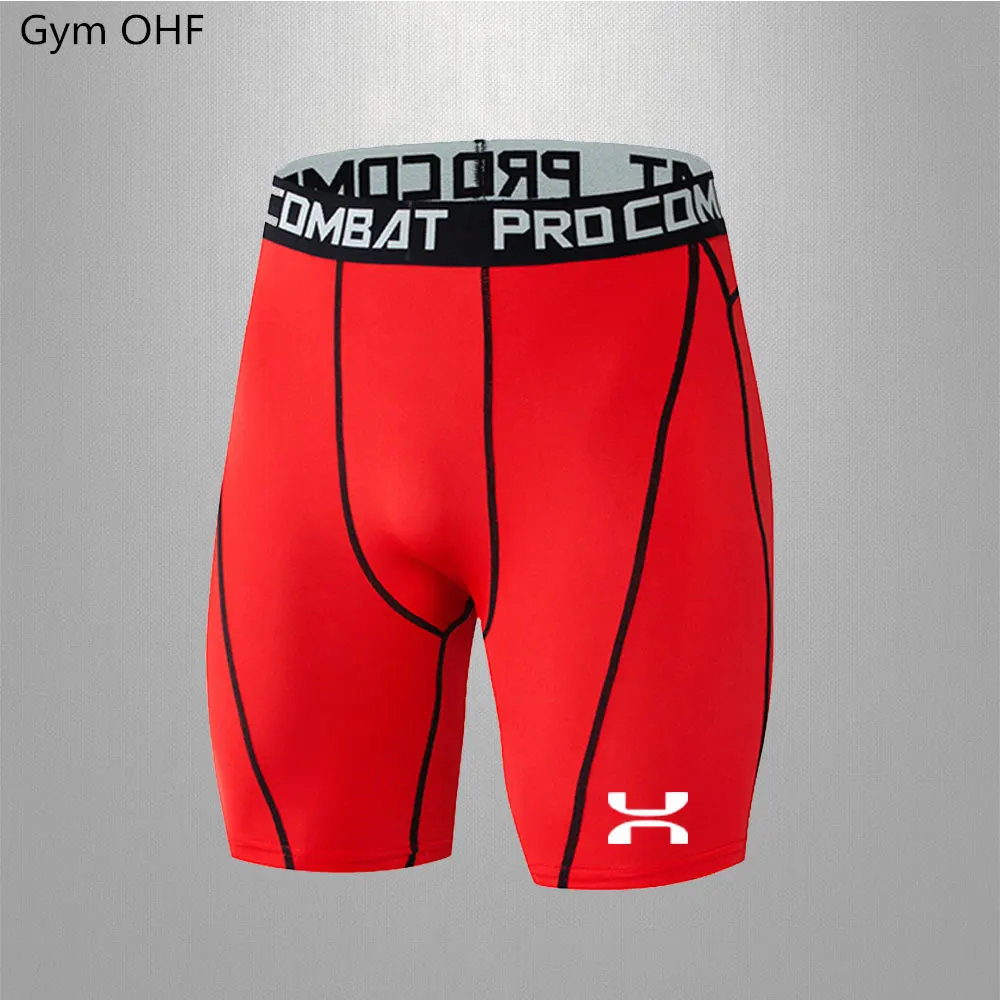 Men\'s Leggings Compression Pants Sports Leggings Quick Drying Running Training Stretch Fitness Pants Basketball Quarter Shorts ﻿